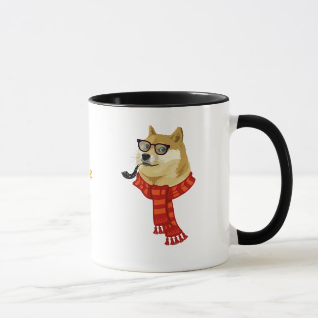 Such Hipster Doge Mug (Right)