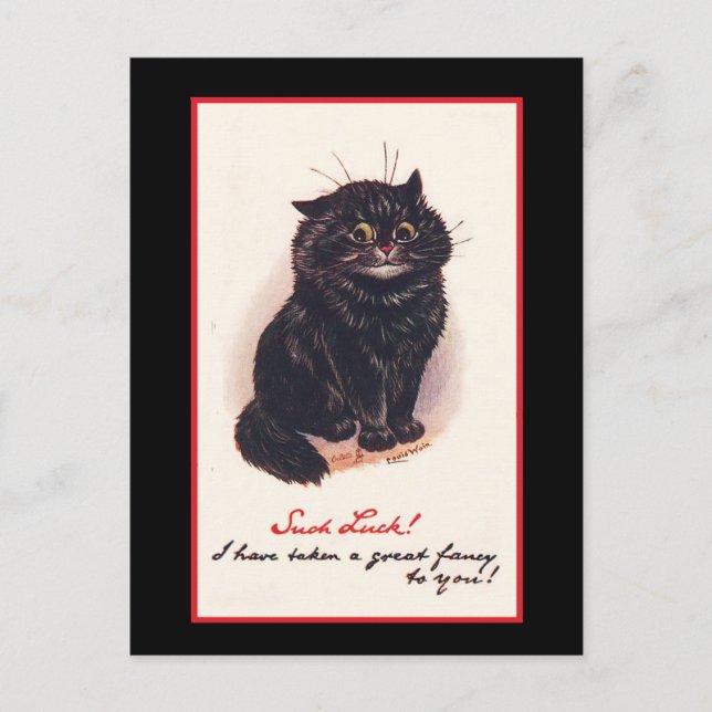 Such Luck! I have taken a great fancy to you! Postcard (Front)