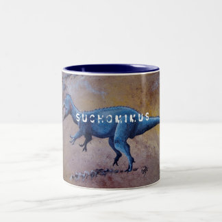 Suchomimus, S U C H O M I M U S Two-Tone Coffee Mug