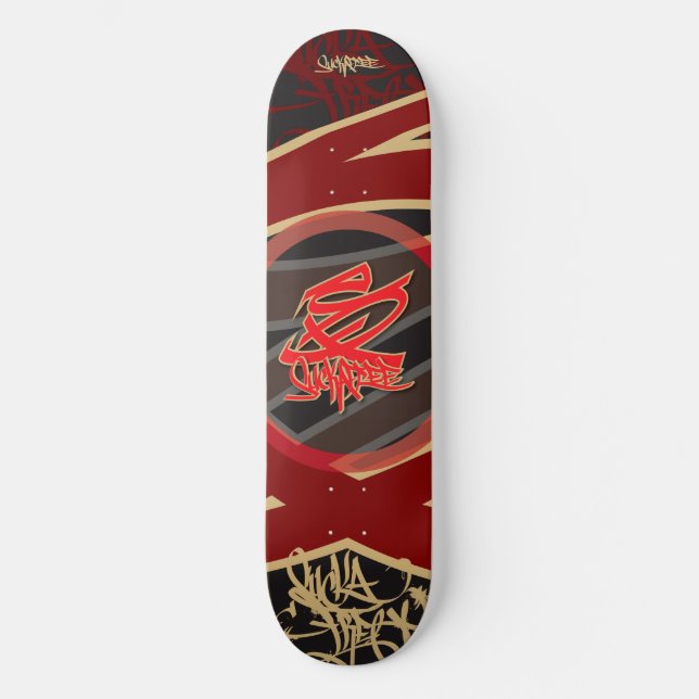 Suck A Free - 49ers Colours Skateboard 1 (Front)