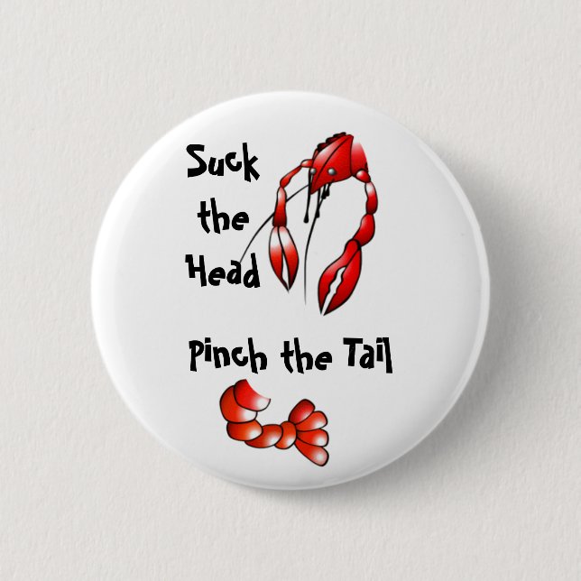 Suck It Crawfish Pin (Front)