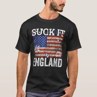 Suck It England Funny 4th of July George Washingto T-Shirt