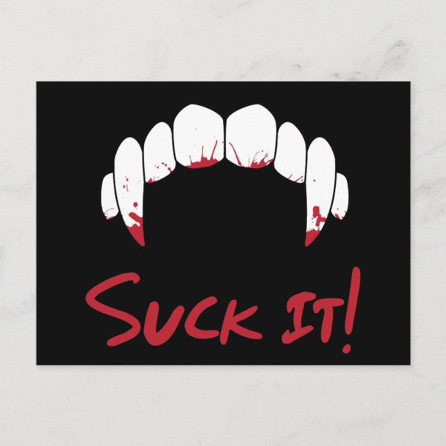 Suck It! Postcard (Front)