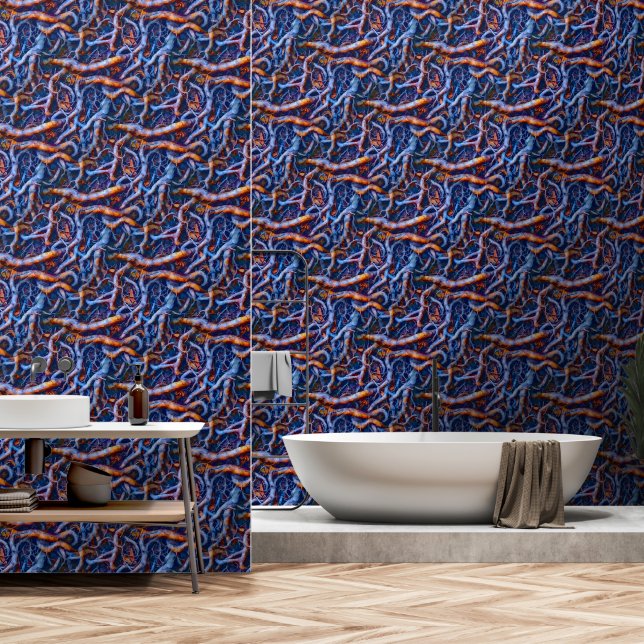 Suckling Nature Wallpaper (Bathroom)