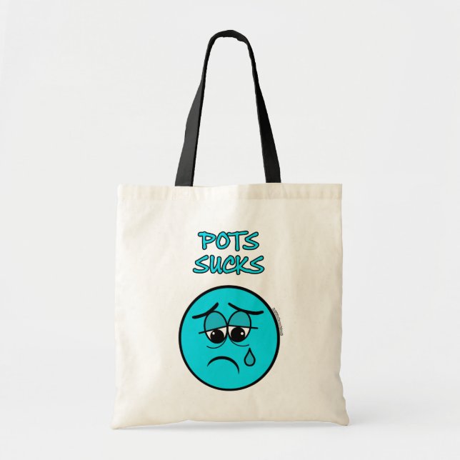 SUCKS...POTS TOTE BAG (Front)
