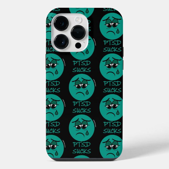 SUCKS...PTSD iPhone CASE (Back)