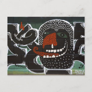 Sucks To Suffer From Persistent Rhinitis Graffiti Postcard