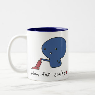 sucksshirtsmall, Two-Tone coffee mug