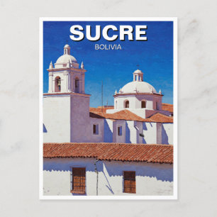 Sucre Bolivia Travel Postcard