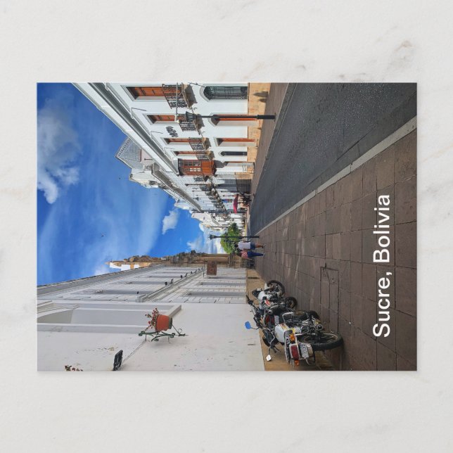 Sucre, carte postale de Bolivie (Devant)