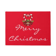 Sucre de canne Coeur Joyeux tapis de Noël