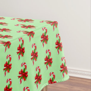 Sucre de canne de Noël Rouge Vert Petite Nappe