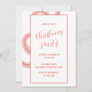 Sucre de canne Inspiré Fête de Noël Invitation
