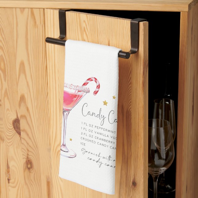 Sucre de canne Noël Cocktail Recette Serviette de  (Pliage en tiers)