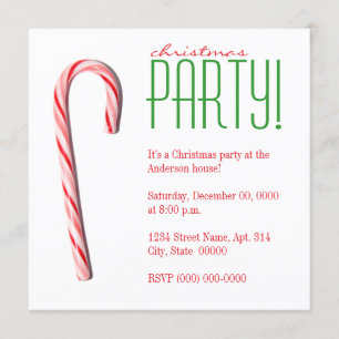 Sucre de canne Noël Invitations