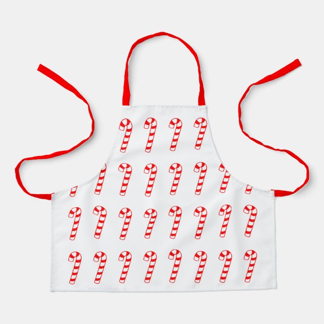 Sucre de canne Noël Rouge blanc tablier (Recto)