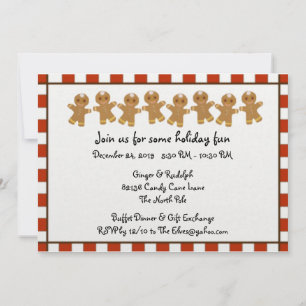 Sucre de canne pain d'épices Fête Invitations