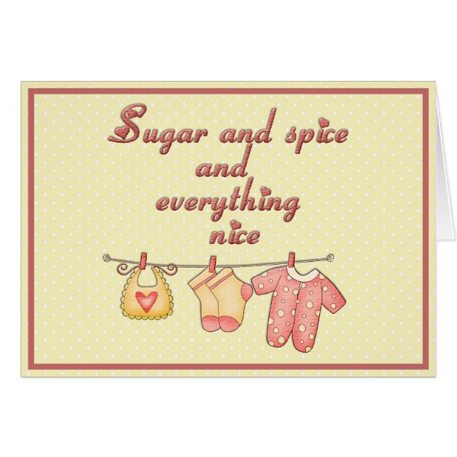 Sucre et épices Baby shower jaune et rose (Devant horizontal)