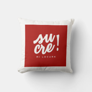Sucre my madness throw pillow