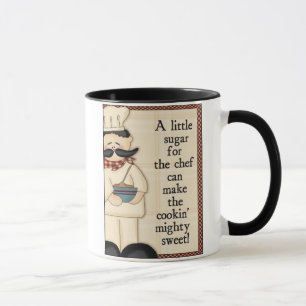 Sucre pour la tasse de chef