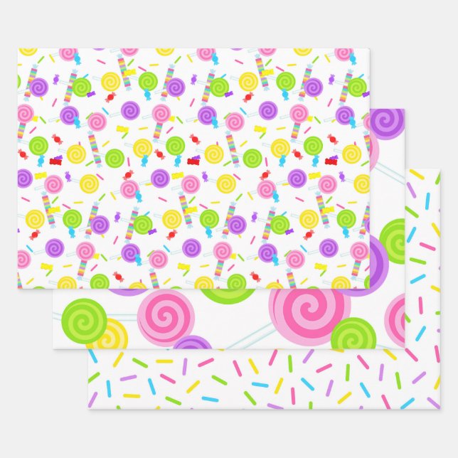 Sucre Traitements Papier d'enveloppement de bonbon (Lot)