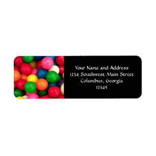 Sucrerie colorée de boule de gomme