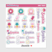 Sucres de bonbons Nom personnalisé Étiquettes | Éc