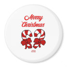 Sucres de canne de Noël Magnet rond