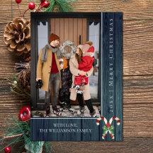 Sucres de canne rustiques Noël | CARTE PHOTO TURQU