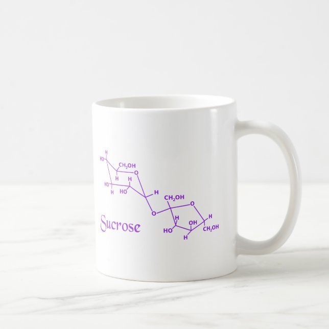Sucrose Molecule Mug (Right)
