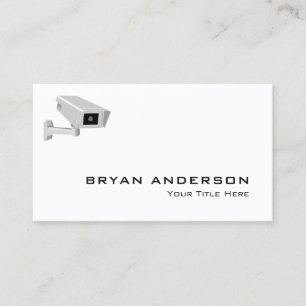 Sucurity Camera Business Card