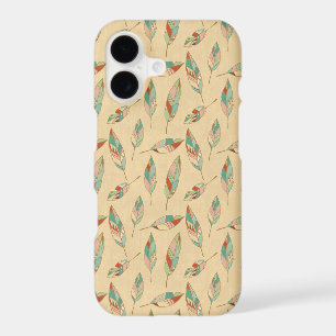 Sud-Ouest Geo Step Motif Coral Feather