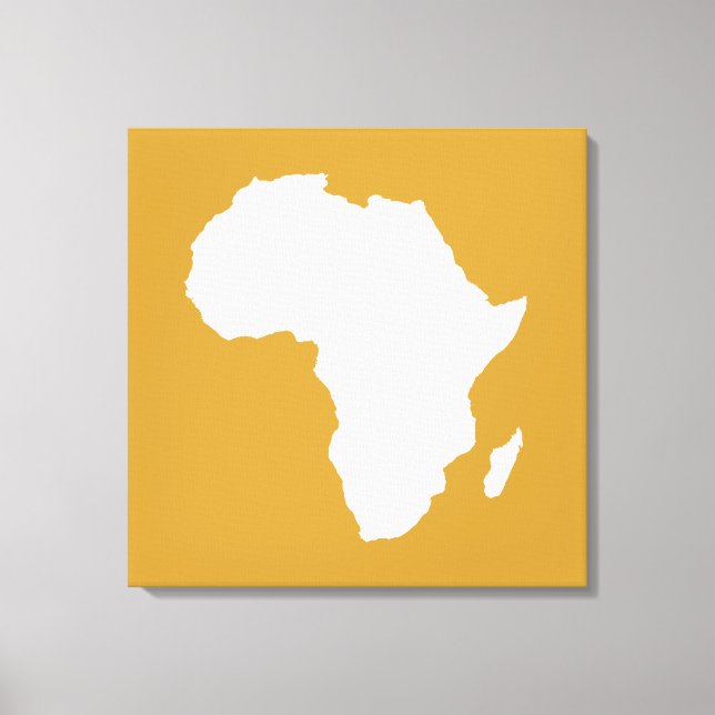 Sudan Brown Audacious Africa Canvas Print (Front)
