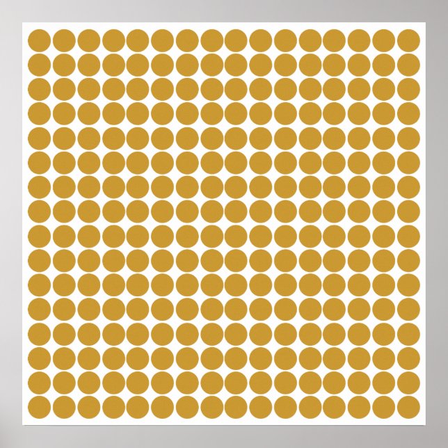 Sudan Brown Safari Dot Poster (Front)