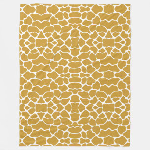 Sudan Brown Safari Giraffe Fleece Blanket