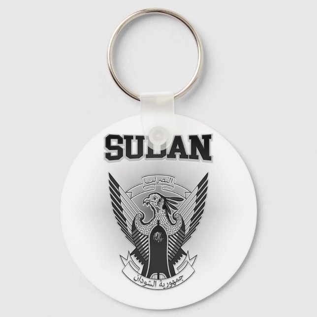 Sudan Coat of Arms Keychain (Front)