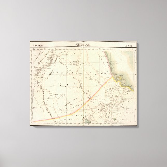 Sudan, Ethiopa Canvas Print (Front)