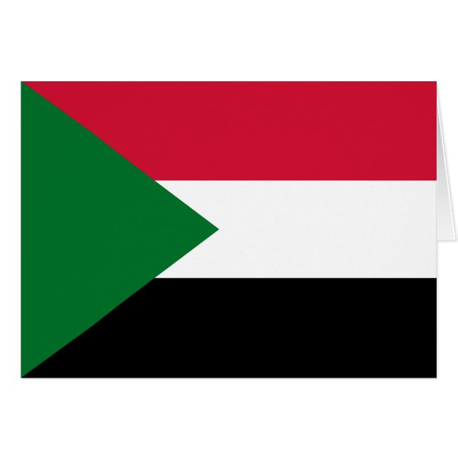 Sudan Flag (Front Horizontal)