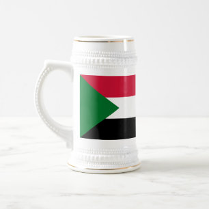 Sudan Flag Beer Stein