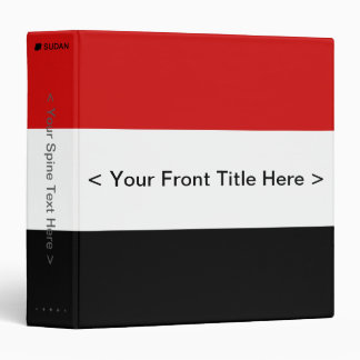 Sudan Flag Binder