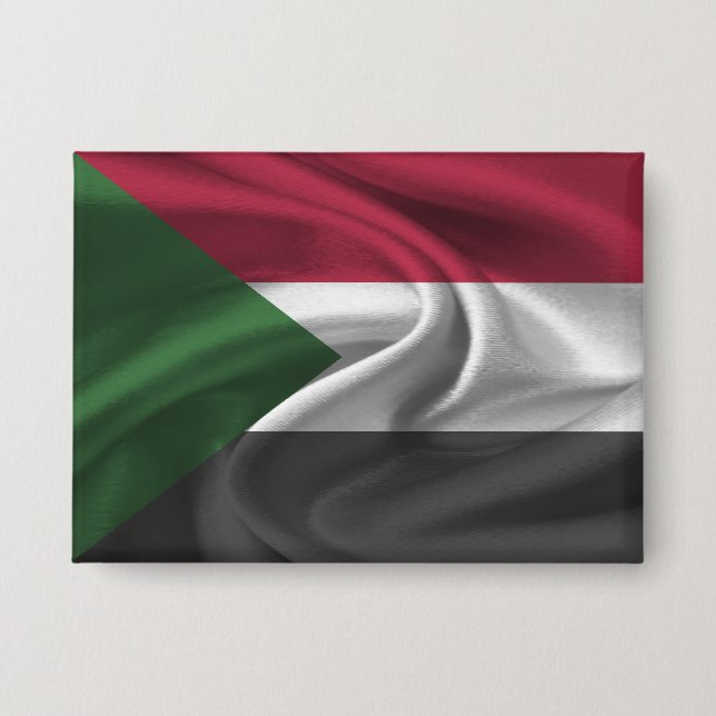 Sudan Flag Button (Front)