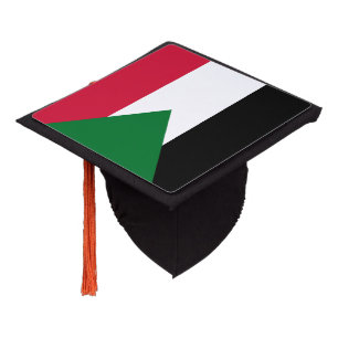 Sudan Flag Graduation Cap Topper