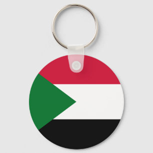Sudan Flag Keychain
