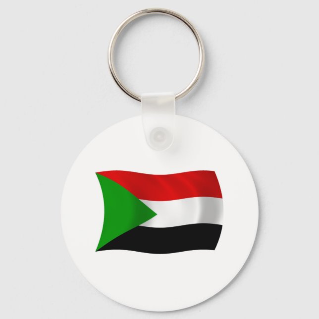Sudan Flag Keychain (Front)