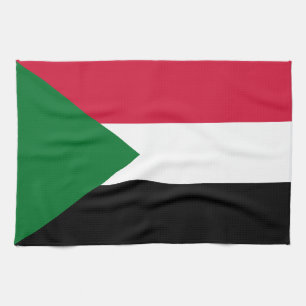 Sudan Flag Kitchen Towel