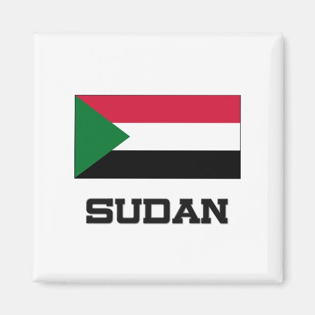 Sudan Flag Magnet (Front)
