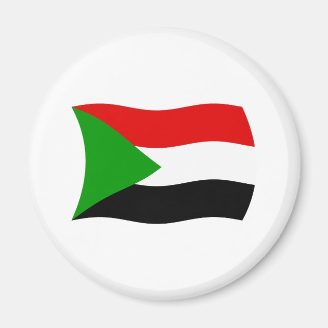 Sudan Flag Magnet (Front)