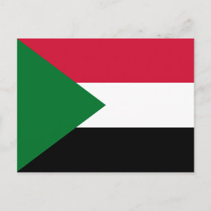 Sudan Flag Postcard