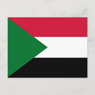 Sudan Flag Postcard