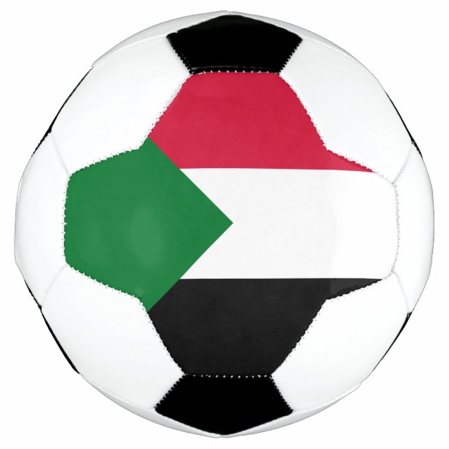 Sudan Flag Soccer Ball (Front)